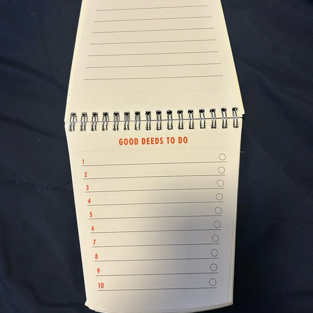 Bucket List Notebook silver pail‎ 96 pages NWT
